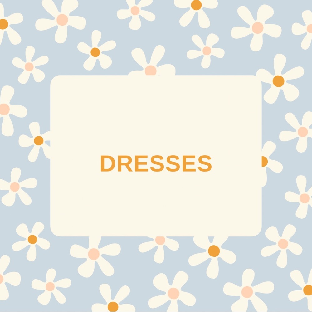 Dresses Collection Banner - Pastel Daisy Design